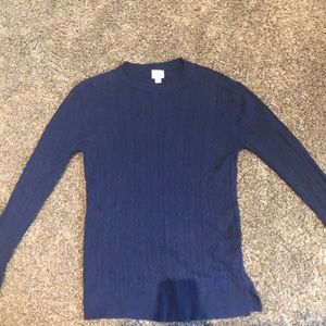 Navy blue sweater